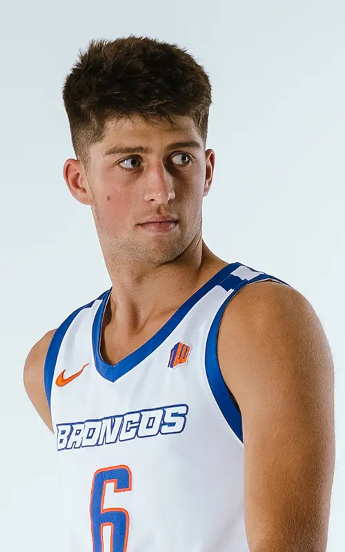Boise State Basketball student-athlete Pearson Carmichael.
