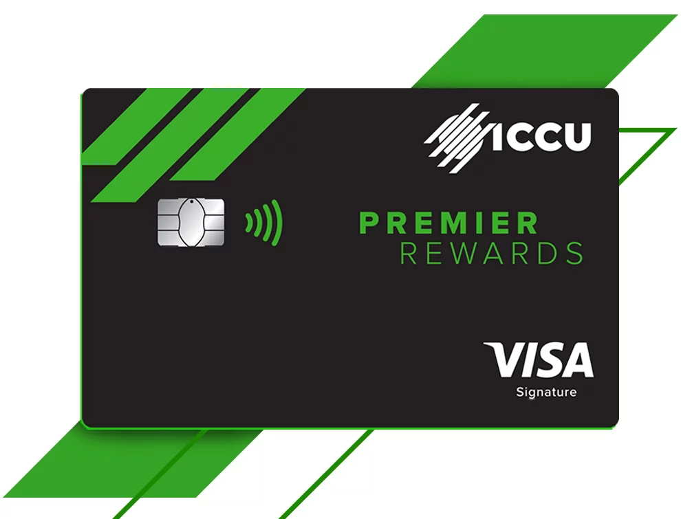 premier credit card with stripes